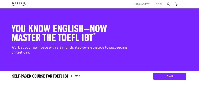 อีกคอร์สติว TOEFL ที่น่าสนใจ (ของ Kaplan) 