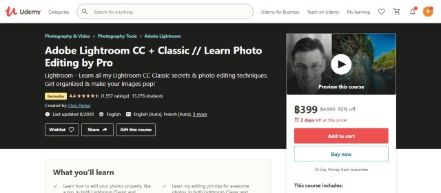 Lightroom CC + Classic // Learn Photo Editing by Pro
