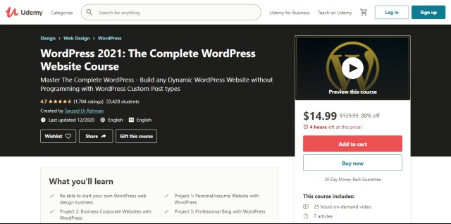 WordPress 2021 Course
