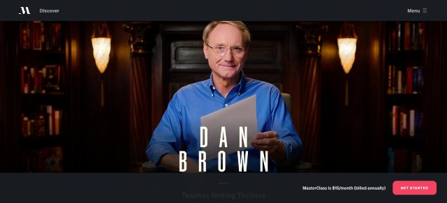 คอร์สสอนแต่งนิยายของ Dan Brown หนึ่งในนักเขียนที่ประสบความสำเร็จมากที่สุดในโลก