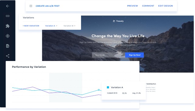 A/B Testing by Instapage