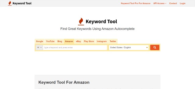Keywordtool.io - one of the best autocomplete keyword tools