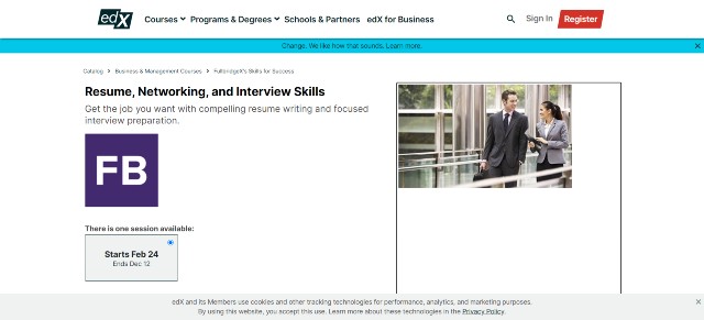 Interview course on edX by FullbridgeX - one of the best interview preparation courses on edX