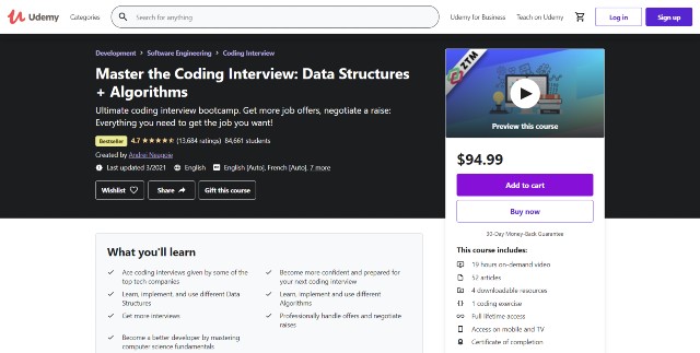 One of the best coding interview preparation courses