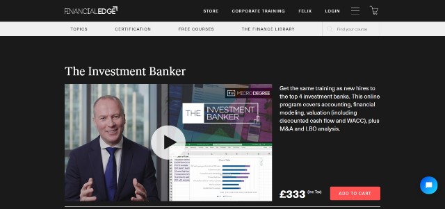 The Investment Banker, one of the best investment banking prep course