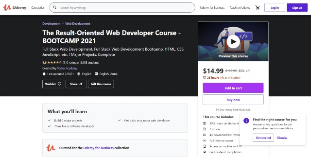 Vertex's Web Development Course