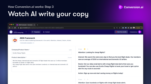 Jasper, a top AI copywriting tool, create copies for its users.