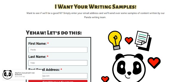 Requesting Writing Samples