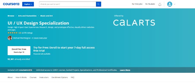 เรียน UI/UX Design กับ Calarts