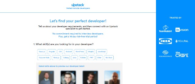 Upstack Questionnaire