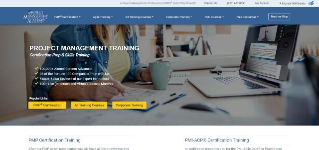 คอร์สติวสอบ PMP ของ Project Management Academy