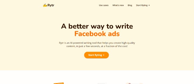 Rytr, another promising AI copywriting tool and CopyAI Alternative