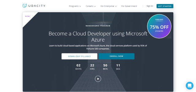 คอร์สเรียน Microsoft Azure ของ Udacity