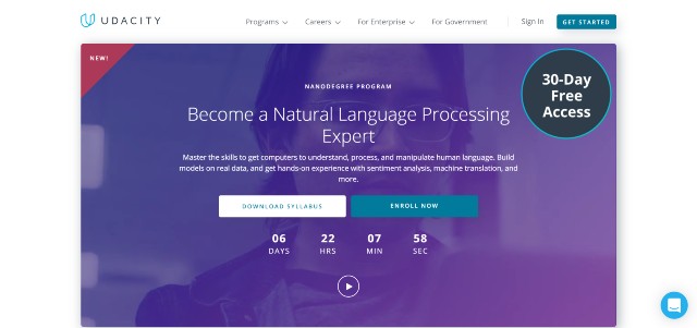 คอร์สเรียน Natural Language Processing ของ Udacity