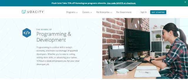 Udacity's school of programming and development