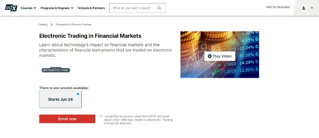 Electronic Trading in Financial Markets