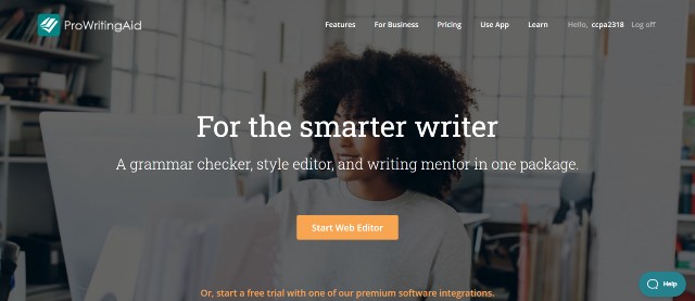 ProwritingAid, an online grammar checker that utilizes the power of AI