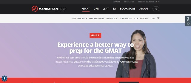 Manhattan Prep, among the best GMAT online course 