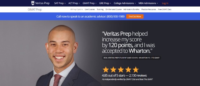 Veritas Prep, one of the best GMAT prep courses