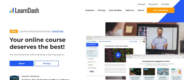 LearnDash, best online course platform for WordPress
