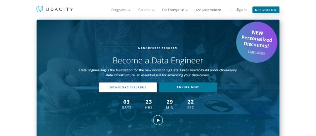 Udacity's top-notch data engineering program