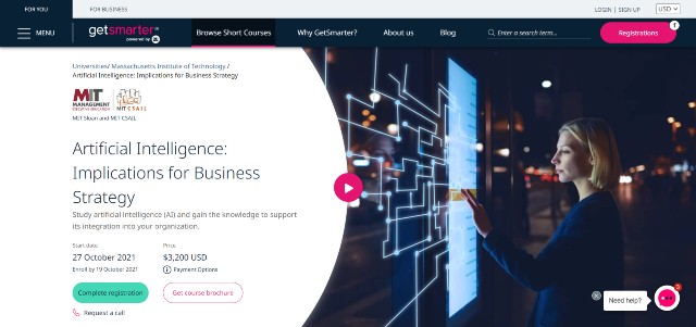 Best AI for Business leader course from MIT