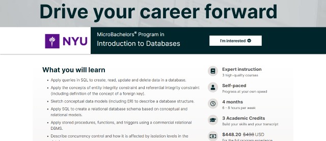 NYU, introduction to Databases course provides one of the best SQL tutorial