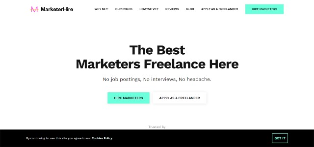 At MarketerHire, you can recruit a top freelance SEO specialist 