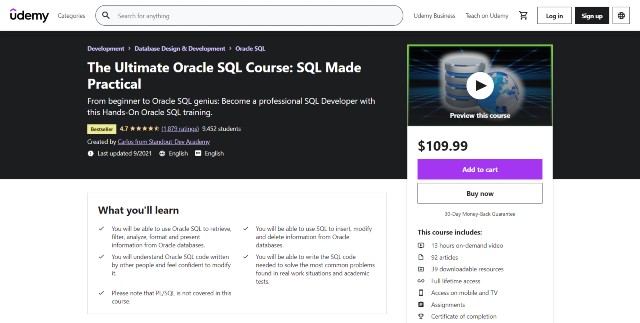 Ultimate Oracle SQL course