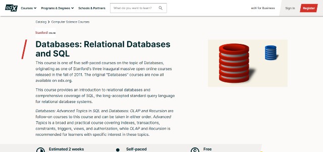 Stanford offers one of the best SQL courses.