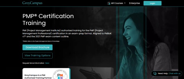 PMP prep course from Greycampus