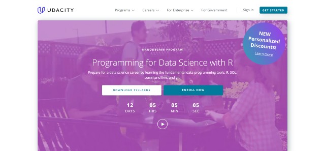 Udacity offers one of the best R programming courses 