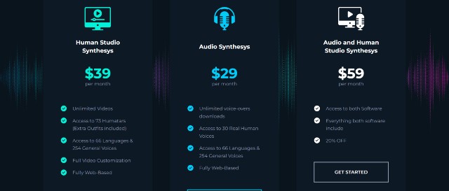 Synthesys' affordable pricing
