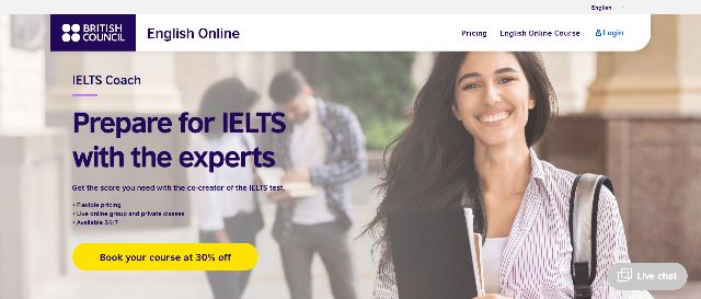 คอร์สเรียน IELTS ออนไลน์ของ British Council 