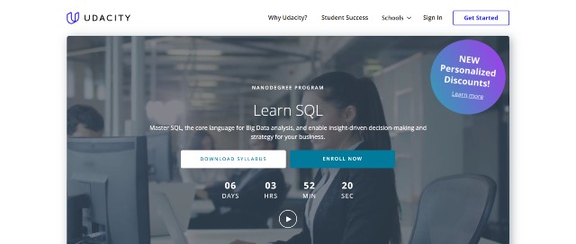 คอร์สสอน SQL ของ Udacity