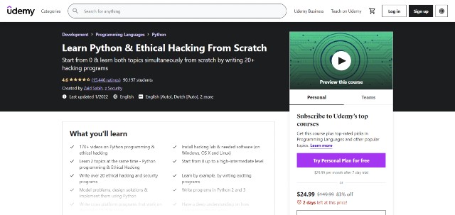 best ethical hacking training 