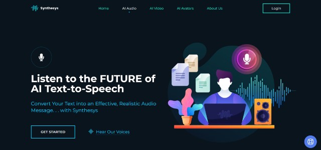 Synthesys.io, best AI voiceover software