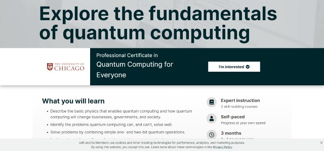 best quantum computing courses from the university of chicago 