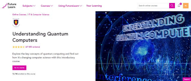 online quantum computing courses on FutureLearn 