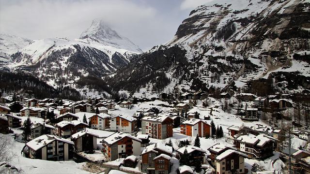 Zermatt ในช่วงฤดูหนาว 