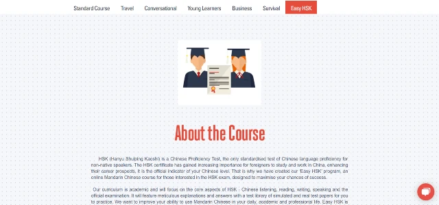 eChineseLearning offers the best HSK online training.